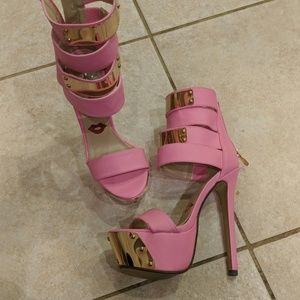 Sexy pink heels